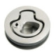 SS hatch handle with lock