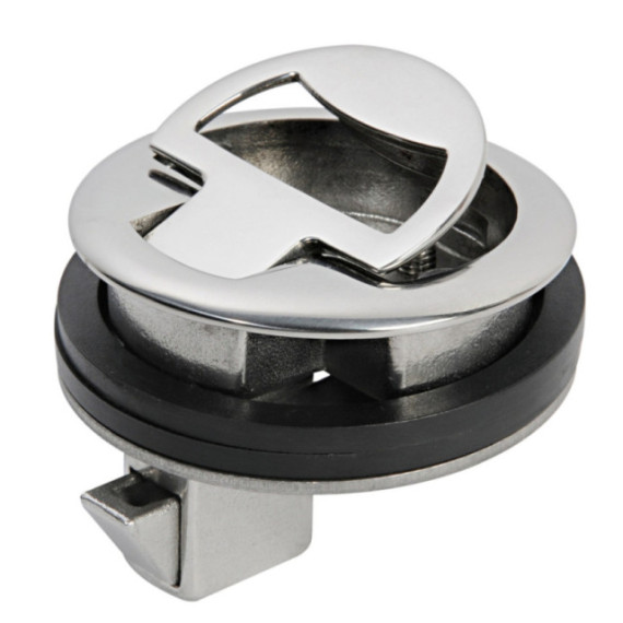 flush pull, SS, w/lock