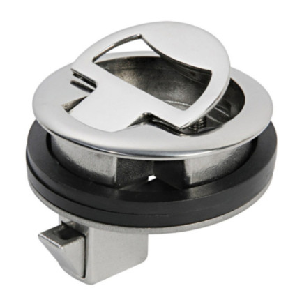 flush pull, SS, w/lock