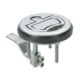flush pull, SS, w/lock