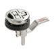 flush pull, SS, w/lock