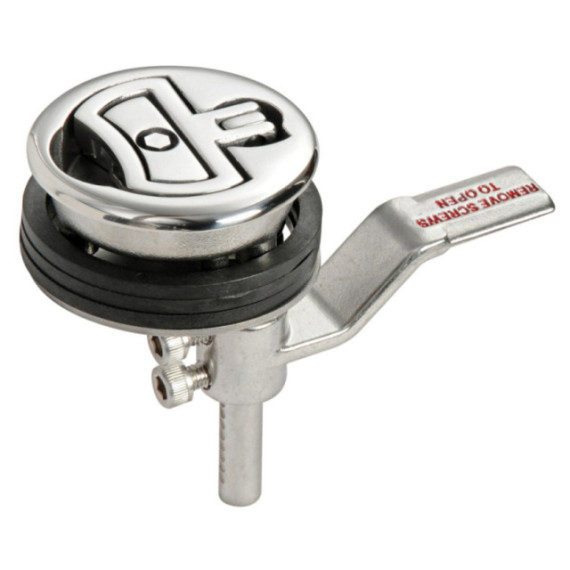 flush pull, SS, w/lock