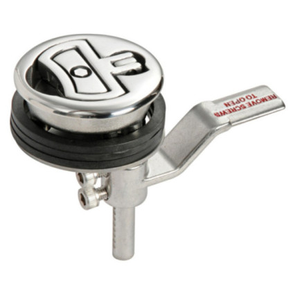 flush pull, SS, w/lock