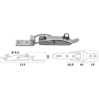 S.S toggle fastener 250 kg
