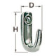 SS hook 47x27 mm
