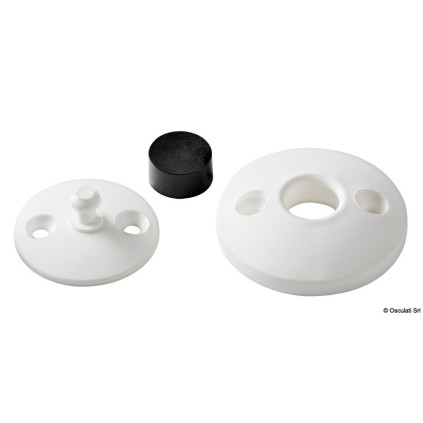 door stop, nylon+rubber,white