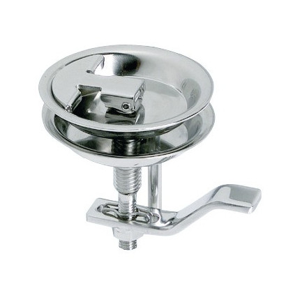 SS rise floor pull, diam.70mm