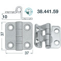 embossed hinge, SS, 37x37