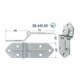 SS hinge w/release pin 118x40