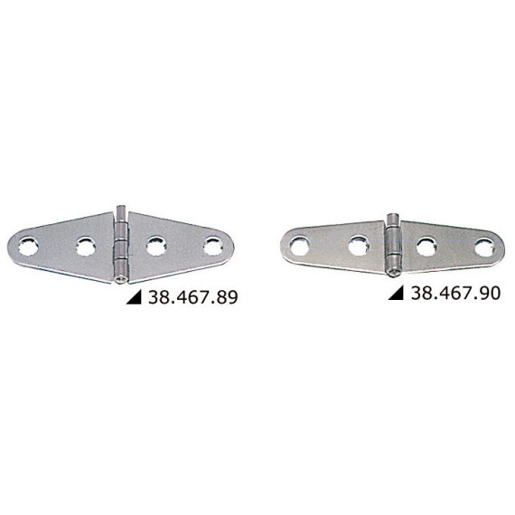 S.S hinge 101x38 mm