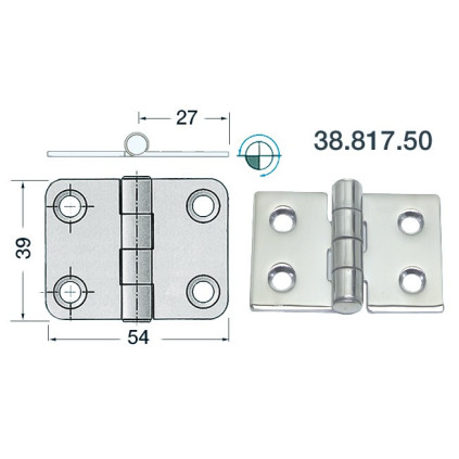 S.S hinge