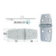 S.S hinge 97x38 mm