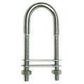 Osculati U-bolt AISI316 90mm w/two plates 45x13mm