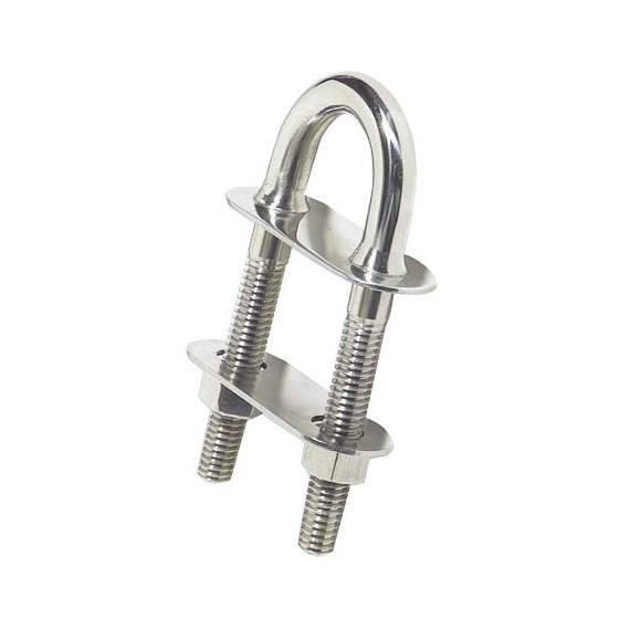 Osculati U-bolt conic fittings mirror-polished SS 110x9.5mm