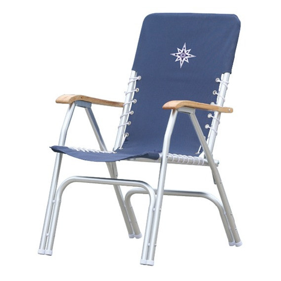 Osculati alum.fold.chair DECK blue