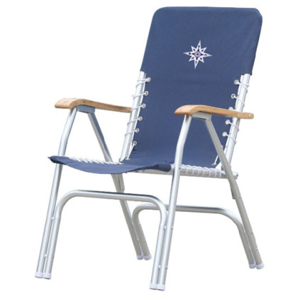 Osculati alum.fold.chair DECK blue