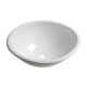 Oval plexiglas sink 370x290x150 mm