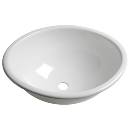 Oval plexiglas sink 370x290x150 mm