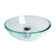 glass sink 420x140mm