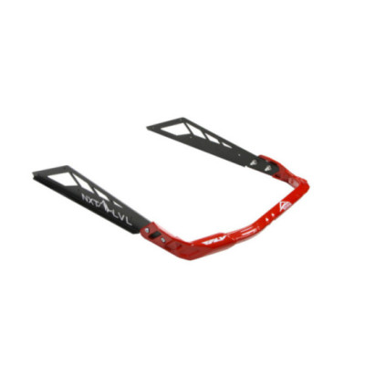 Skinz Next Level Rear Bumper Black/Red 2011-15 Polaris Pro RMK/Switchback Assaul