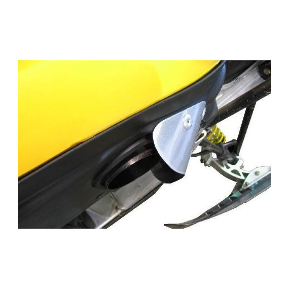 Skinz Exhaust Outlet Deflector Polished Alum. Ski-Doo Rev & Rev XP,XS,XM