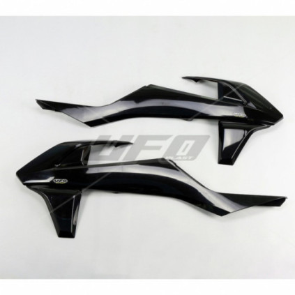 UFO Radiator Covers KTM125-525 SX/SXF 16-18 EXC/EXC-F 17-18 Black