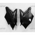 UFO Side number plates KX450F 16-  KX250F 17- Black