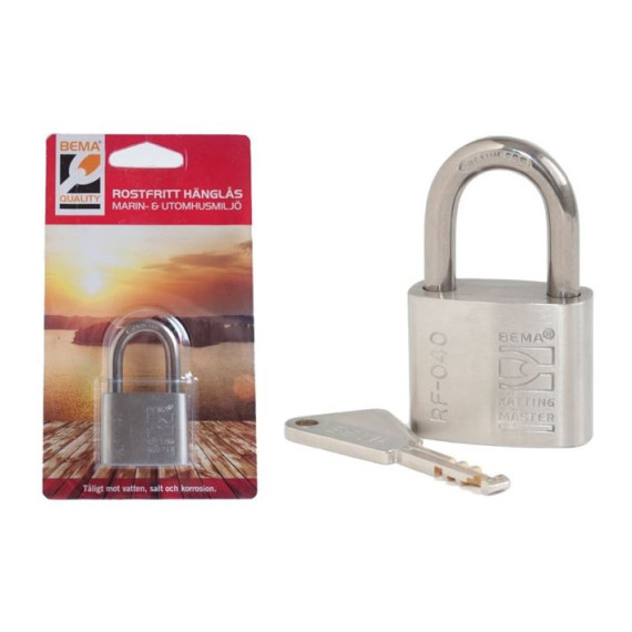 Bema RF-040 Padlock 7mm/26,5mm/20mm Stainless steel