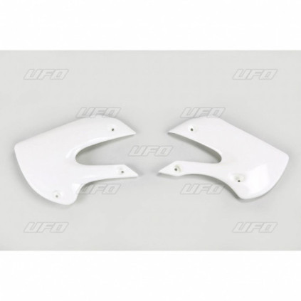 UFO Radiator covers KX65 00- White 047