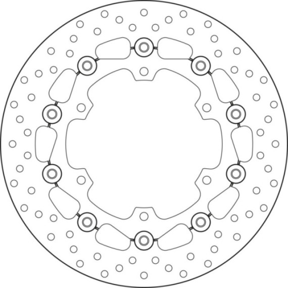 Brembo Serie Oro brakedisc floating