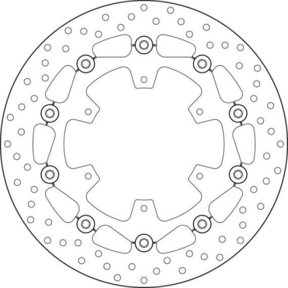 Brembo Serie Oro brakedisc floating