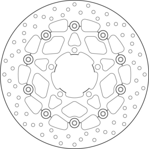  Brembo Serie Oro brakedisc floating