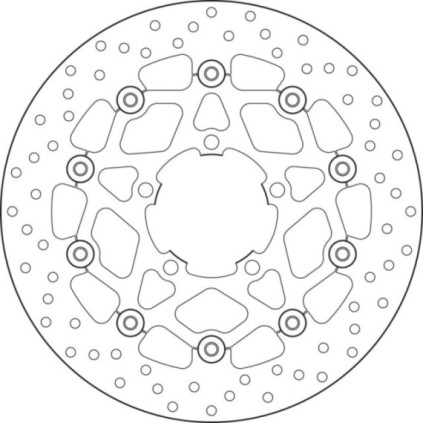  Brembo Serie Oro brakedisc floating