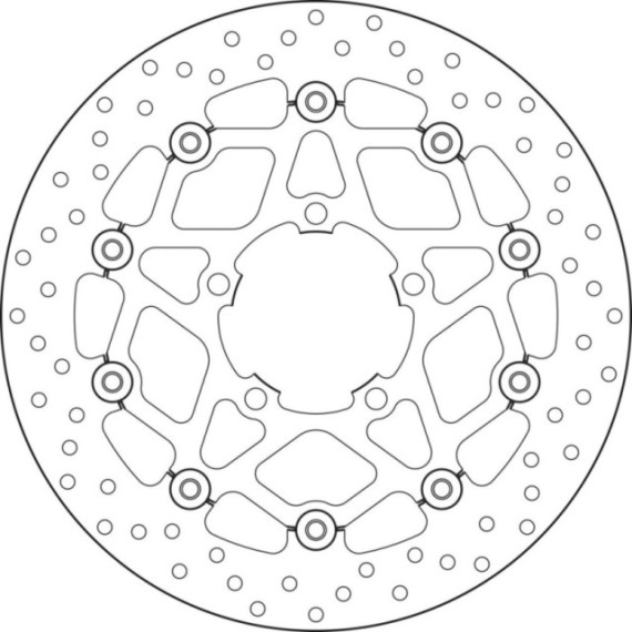  Brembo Serie Oro brakedisc floating