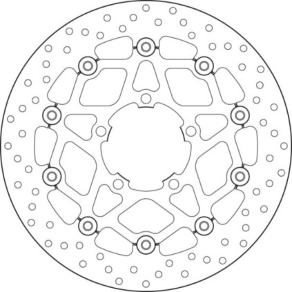  Brembo Serie Oro brakedisc floating