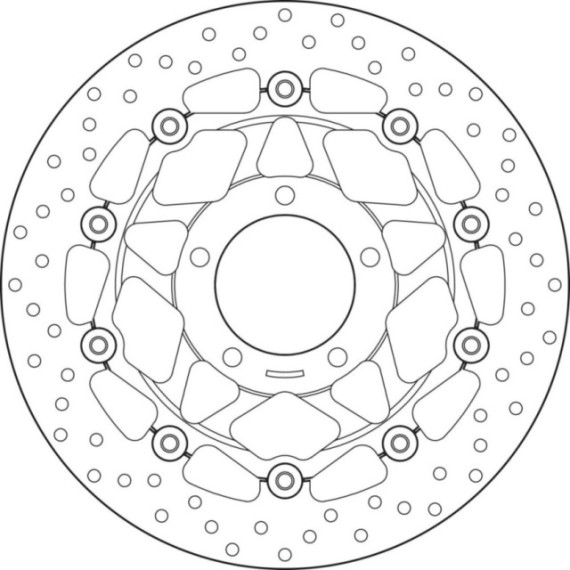  Brembo Serie Oro brakedisc floating