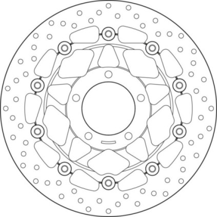  Brembo Serie Oro brakedisc floating