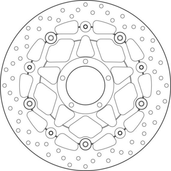  Brembo Serie Oro brakedisc floating