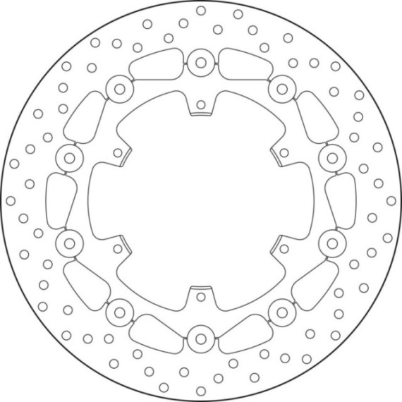  Brembo Serie Oro brakedisc floating