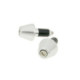 Bar end, 13,5mm, Silver