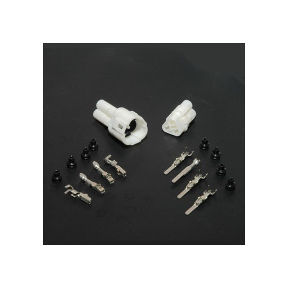 Electrosport 3-pin Sealed Connector Set WHITE