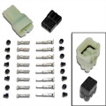 Electrosport 6-pin SQUARE Sealed Connector Set - CLEAR