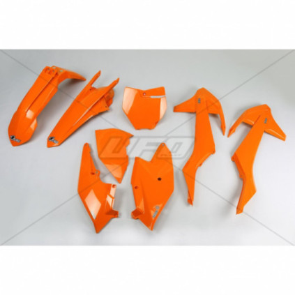 UFO Plastic kit 5-parts Orange 127 KTM SX/SXF125-525 16-18