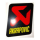 Akrapovic Sticker outside