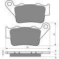 GOLDFREN Brake Pads 023 Ceramic carbon AD