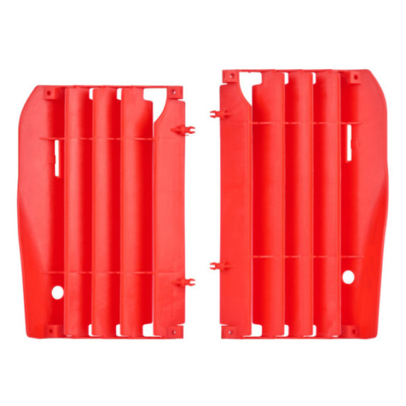 Polisport radiator louvers CRF250R 10-13 röd (24)