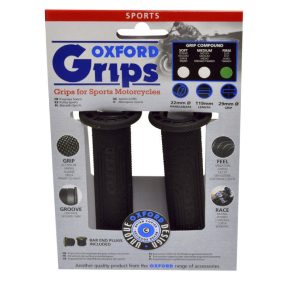 Oxford Sport grips Firm   29mm bredd 119mm längd