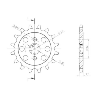 Supersprox / JT Front sprocket 1903.15