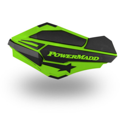 Powermadd Sentinel Handguards, Kawasaki Green/Black