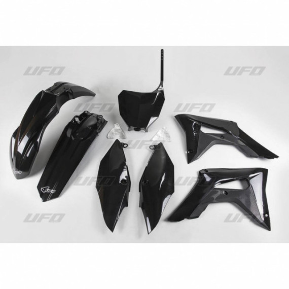 UFO Plastic kit 5-parts Black 001 CRF250R 18- / CRF450R 2017-20 